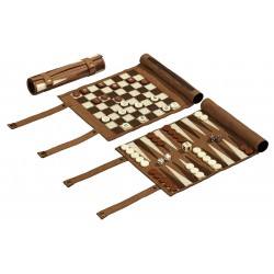 Schach Backgammon Dame Set,...
