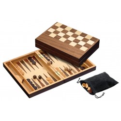Schach Backgammon Dame Set,...