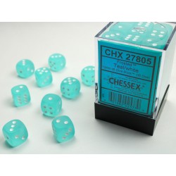 Frosted™ 12mm d6 Teal/white...