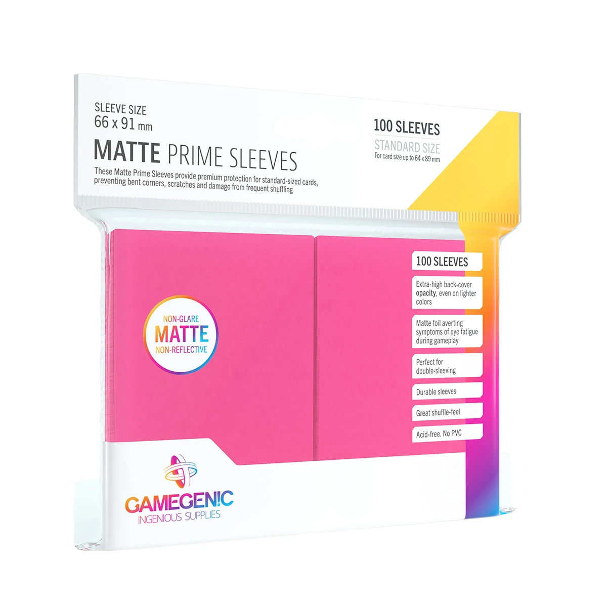Matte Prime Sleeves Pink