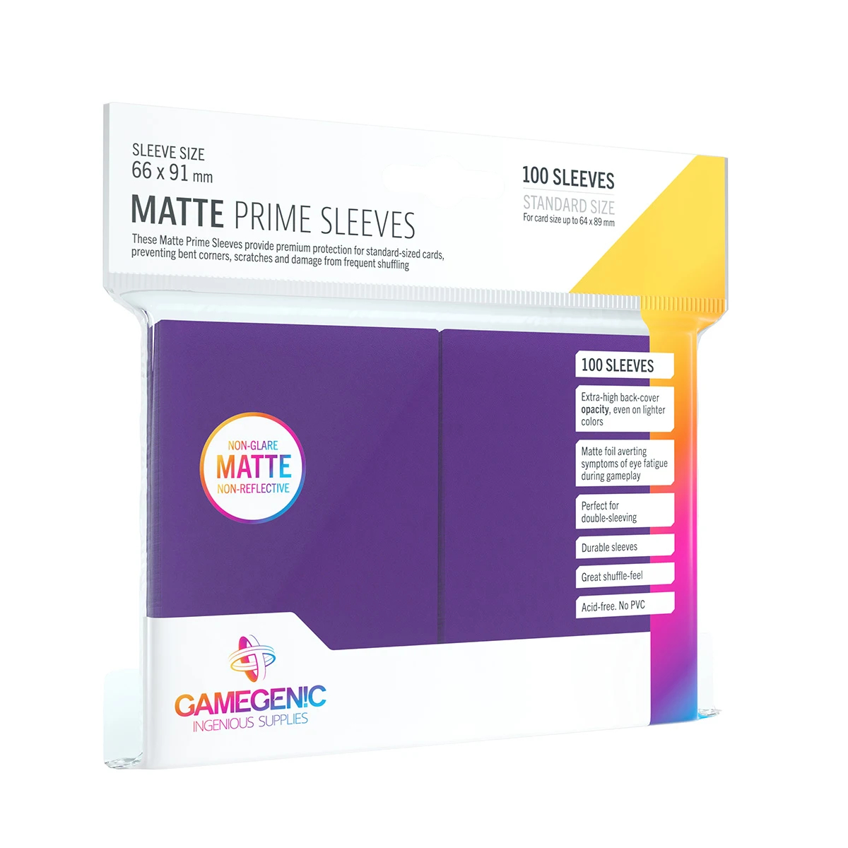 Matte Prime Sleeves Purple