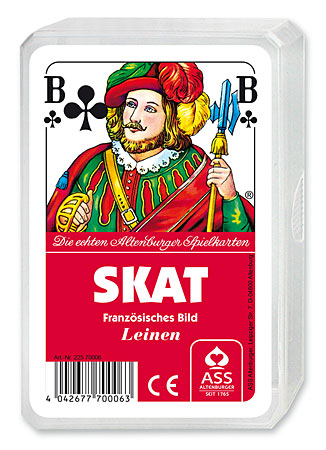 Skat Leinenprägung, französisches Bild
