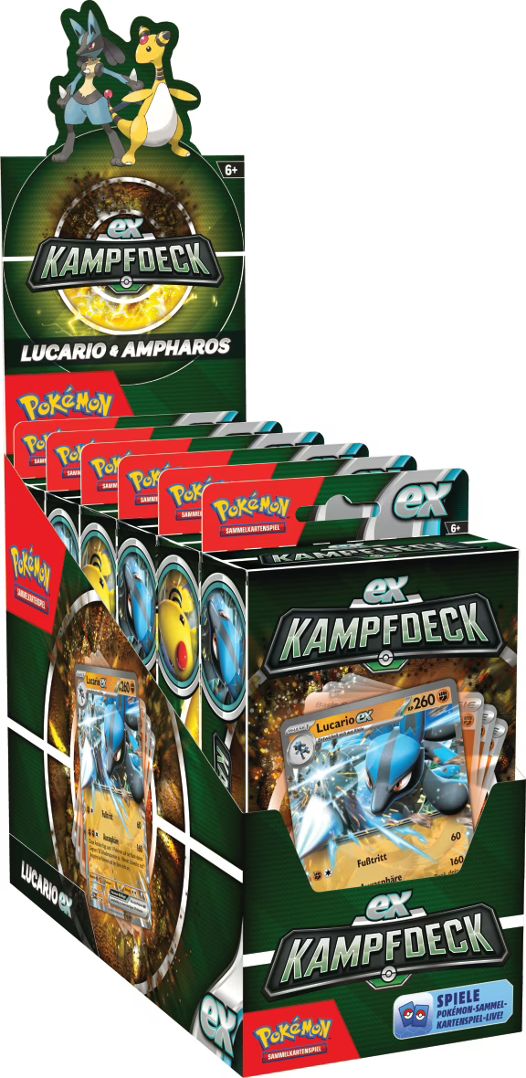 PKM Kampfdeck Ampharos/Lucario Fix6