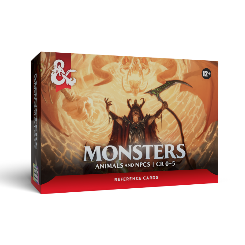 D&D – Trove Reference Cards – Monsters: Animals and NPCs – EN